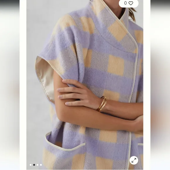 Anthropologie Andersen and Lauth Plaid Capelet - Picture 2 of 7